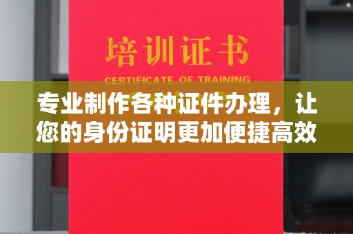 班玛专业制作各种证件办理，让您的身份证明更加便捷高效