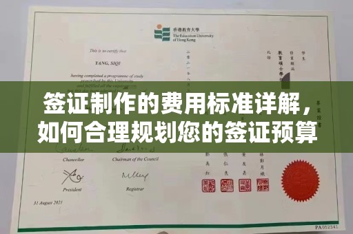 班玛签证制作的费用标准详解，如何合理规划您的签证预算