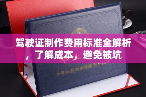 班玛驾驶证制作费用标准全解析，了解成本，避免被坑