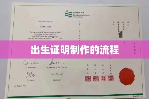 班玛出生证明制作的流程